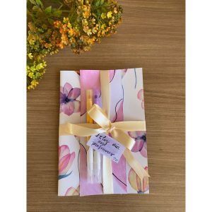 CADERNO A5 20cm x 15cm + 2 MARCADOR DE TEXTO