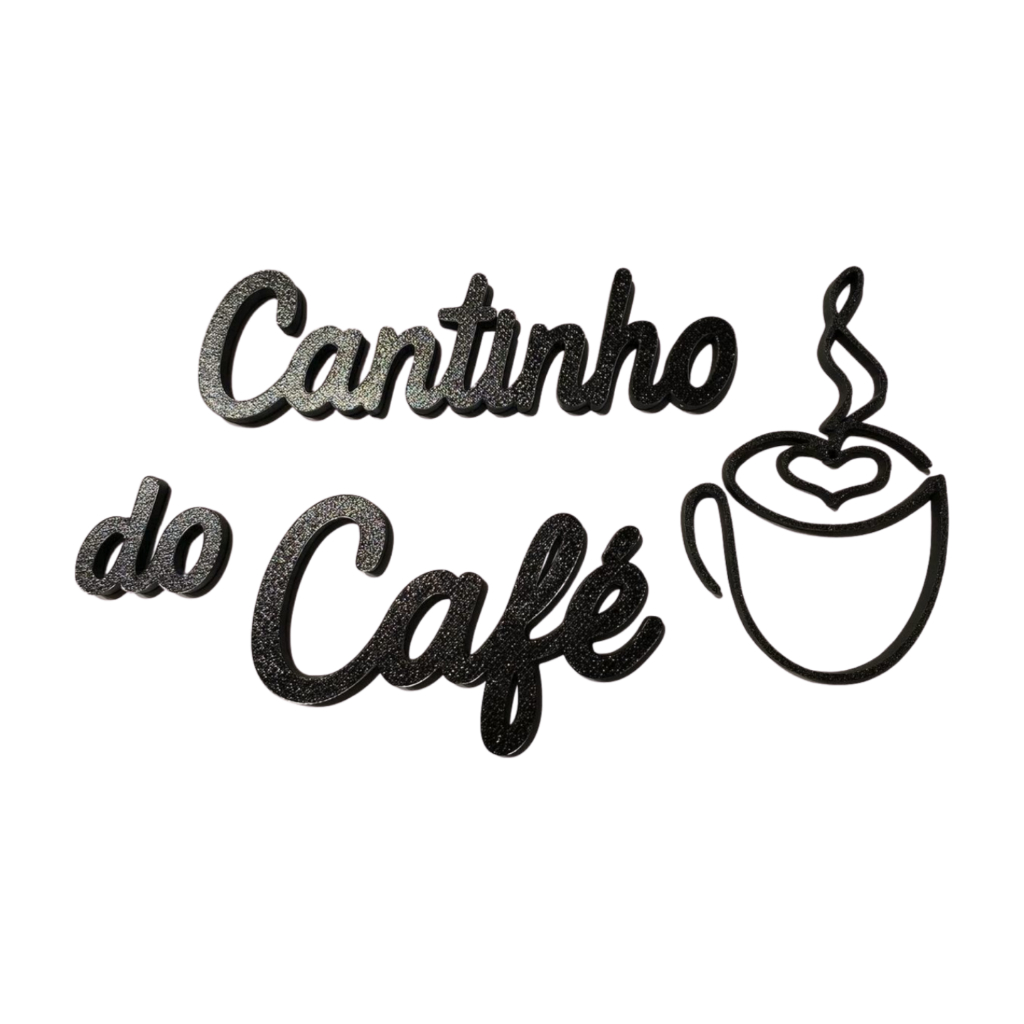KIT CANTINHO DO CAFÉ LETRAS E XÍCARA DE CAFÉ - Imagem 2