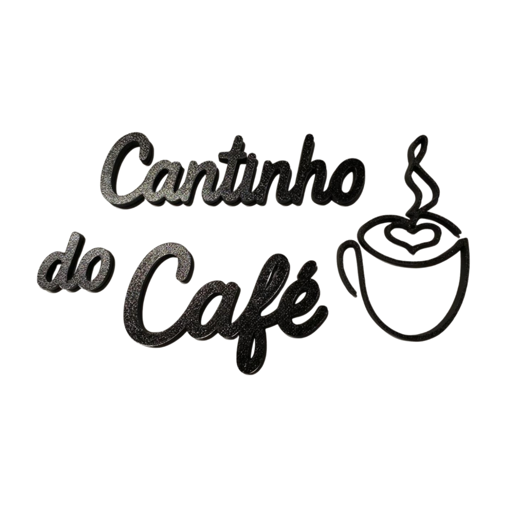 KIT CANTINHO DO CAFÉ LETRAS E XÍCARA DE CAFÉ - Imagem 3