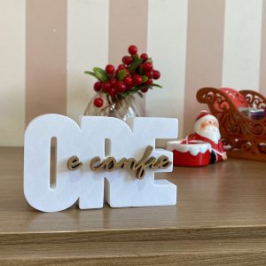 Palavra decorativa ORE e CONFIE